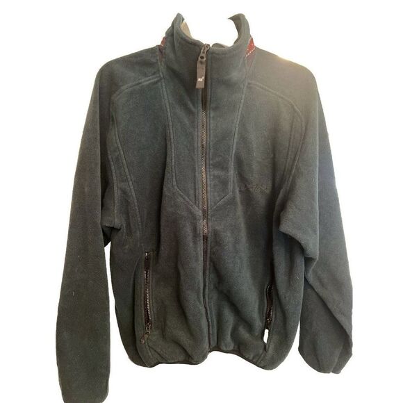 HH Helly Hansen Women's Size Small Jacket Fleece Full Zip Mock Neck Hunter Green - Picture 1 of 7
